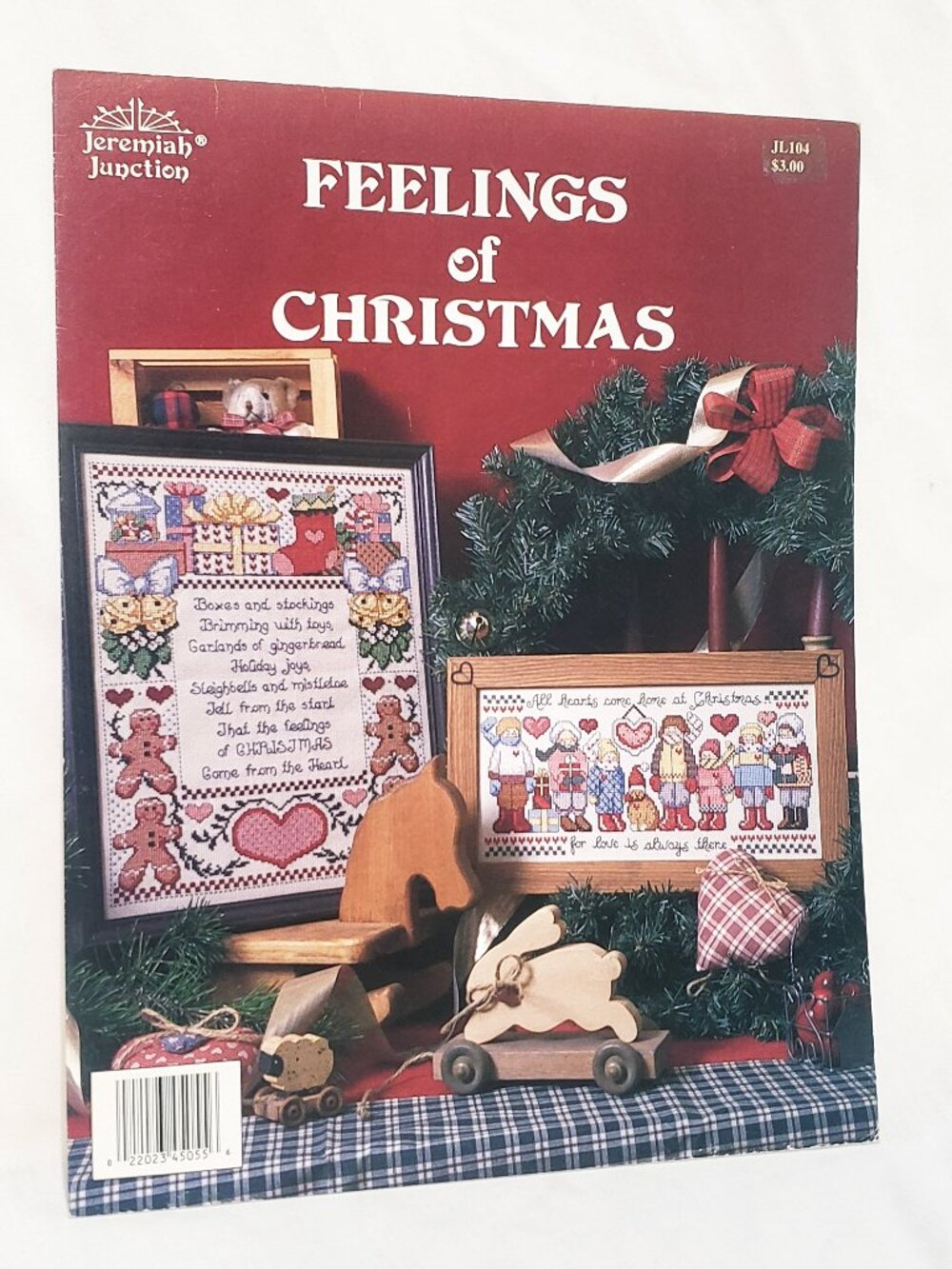 Jeremiah Junction Feelings of Christmas Cross Stitch Patterns 1990 Gingerbread